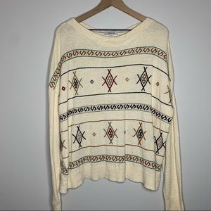 madewell | tribal print sweater